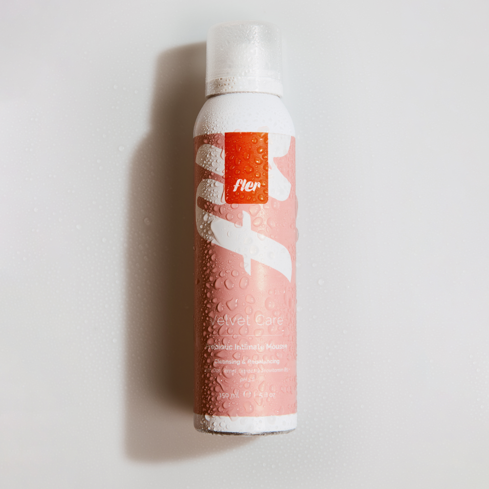 FLER Velvet Care Intimate Prebiotic Mousse 150ml - Мус для інтимної гігієни з пребіотиком - фото №4 FLER Velvet Care Intimate Prebiotic Mousse 150ml - Мус для інтимної гігієни з пребіотиком - фото №4